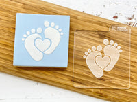 Baby Feet Cookie Embosser