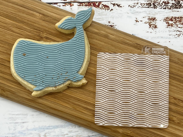 Waves Pattern Cookie Embosser