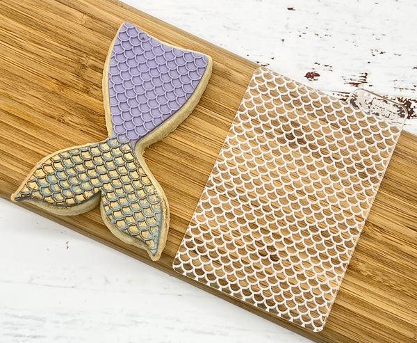 Fish Scale Pattern Cookie Embosser