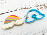 Rainbow & Clouds Cookie Cutter