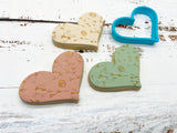 Squashed Heart Corner Shape Cookie Cutter