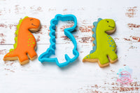Cute T-Rex dinosaur cookie cutter