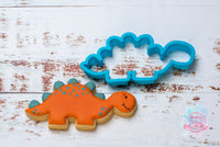 Cute Stegosaurus dinosaur cookie cutter