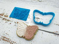 Butterfly Cookie Cutter & Stamp Set of 2