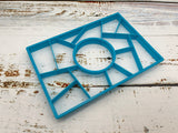 Large Puzzle Cookie Cutter Circle Centre
