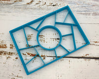 Large Puzzle Cookie Cutter Circle Centre