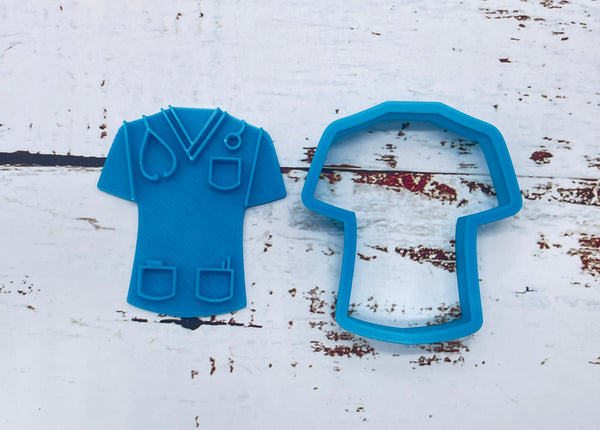 Doctor Shirt Cookie Cutter and Stamp