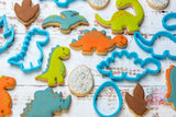 7 Piece dinosaur cookie cutter set