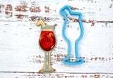 Cocktail Glasses with Accessories Cookie Cutter Set of 5
