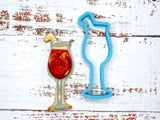 Cocktail Glasses Cookie Cutter Set of 9