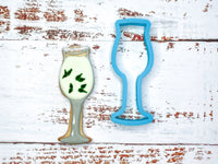 Cocktail Glasses Cookie Cutter Set of 5