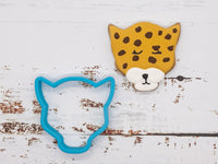 Jaguar / Panther / Cheetah Head Cookie Cutter