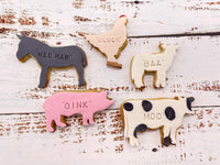 Farm Animals Cookie Cutter Set of 5