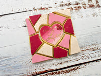 Small Puzzle Cookie Cutter Heart Centre