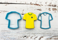 Football Shirt Cookie Cutter & Stamp - Set of 2