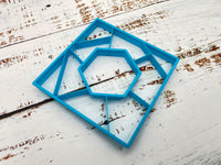 Small Puzzle Cookie Cutter Hexagon Centre