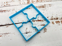 Small Puzzle Cookie Cutter Semi-Circle links
