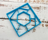 Small Puzzle Cookie Cutter Hexagon Centre