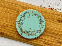 Delicate Floral Frame Cookie Embosser